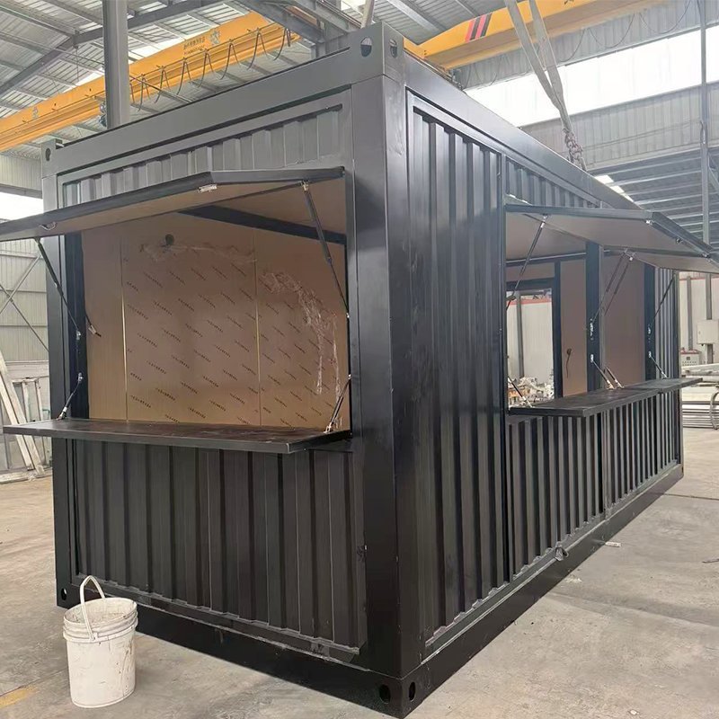 Creative Prefab Container Homes with Flexible Layouts for Cafes and Retail Use