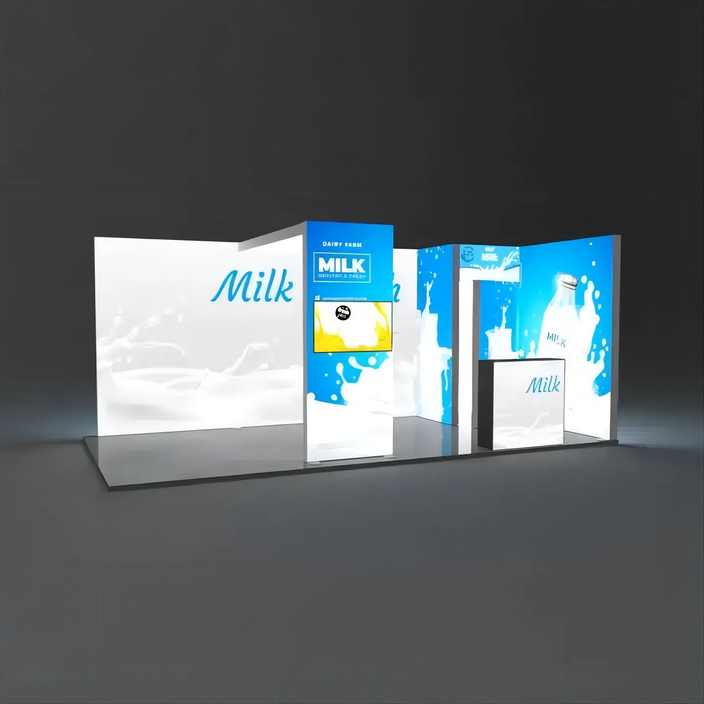 New Products Low Cost Tianlang Seamless Graphic Portable Exhibition Stand