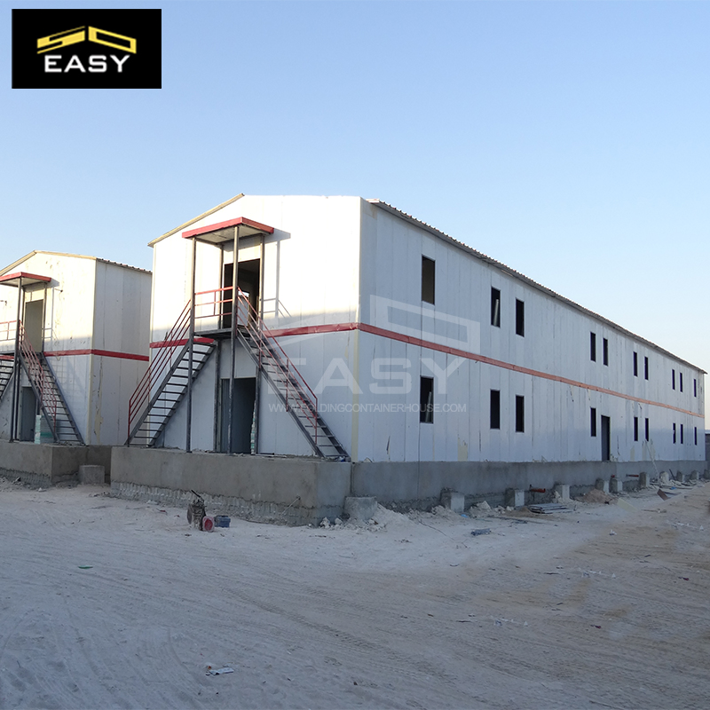 New Design Two Floor Prefabricated Site Office Modular Prefab Building