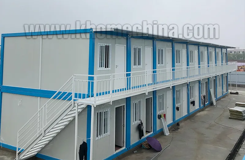 Duplex Temporary Container Van House