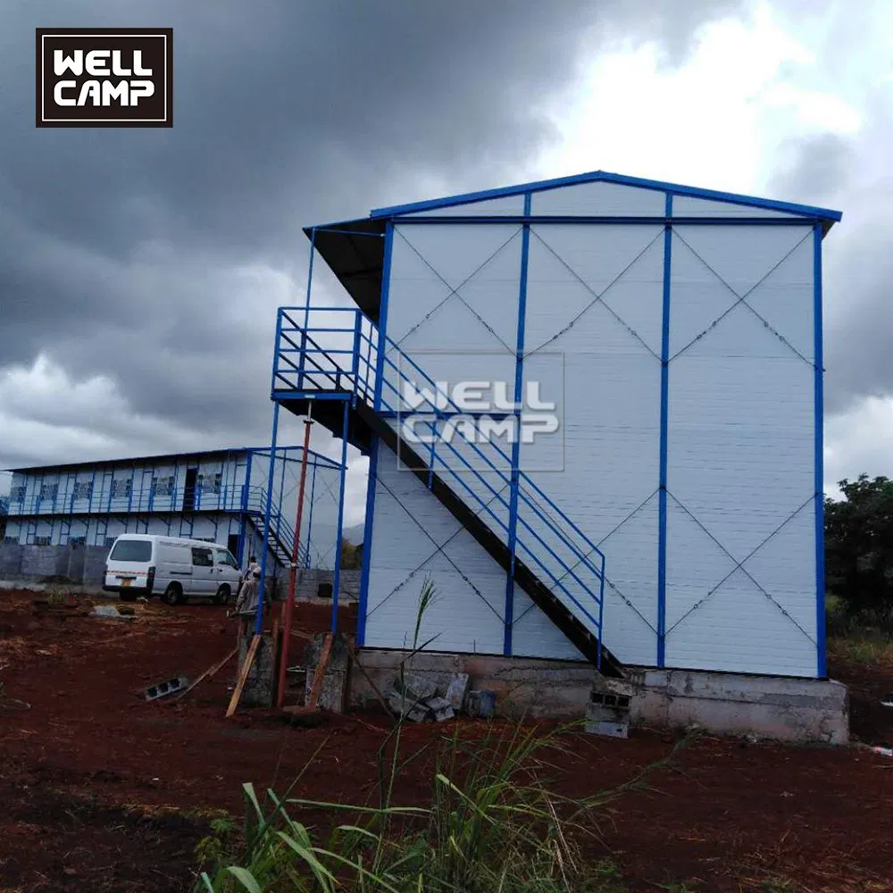 Steel Structure+Sandwich Panel Construction Site Labor Dormitory Prefabricated K Camp