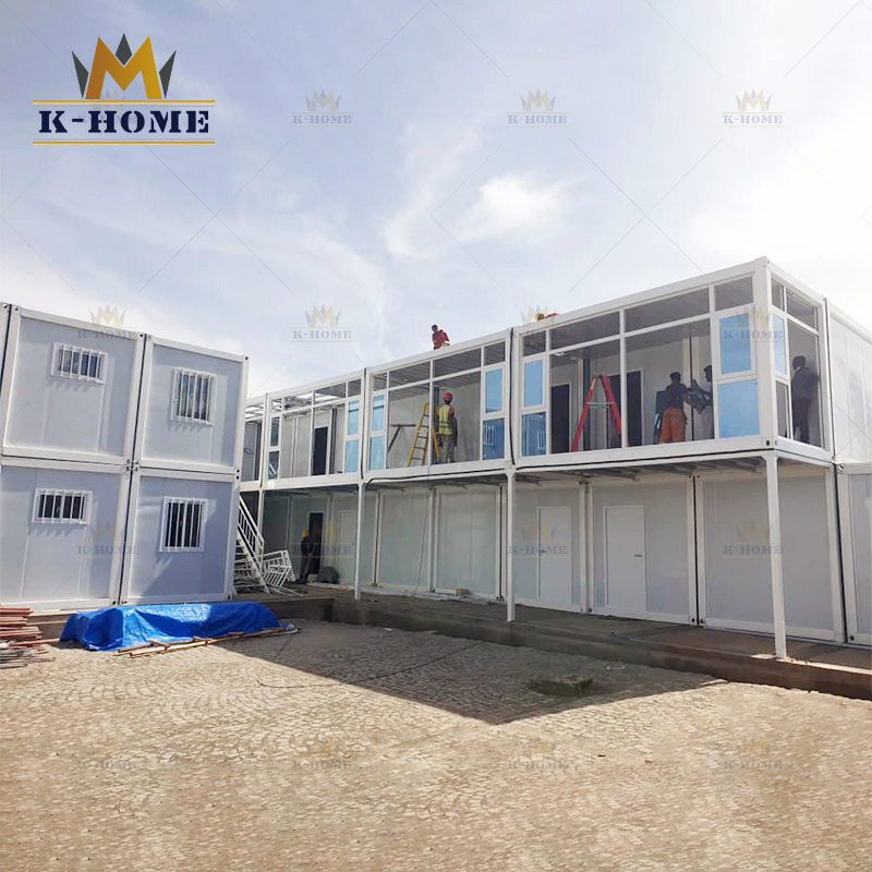 Sandwich Panel Cabin Container House Temporary Construction Site Camp