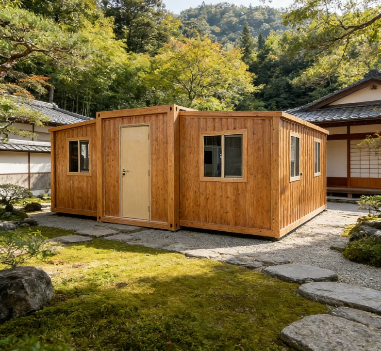 Customizable Modular Housing Solution with Plastic Steel Windows for Residential Properties