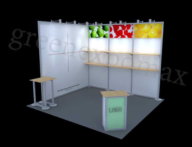 3*3meters Special Design Stand Aluminium Profile for Exhibition Stall
