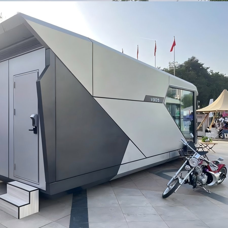 Luxury Space Capsule Prefabricated Space Capsule Space Capsule Mobile Home for Meadow Camping Resort Site