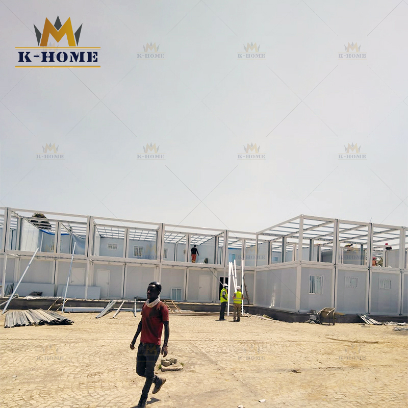 Sandwich Panel Cabin Container House Temporary Construction Site Camp