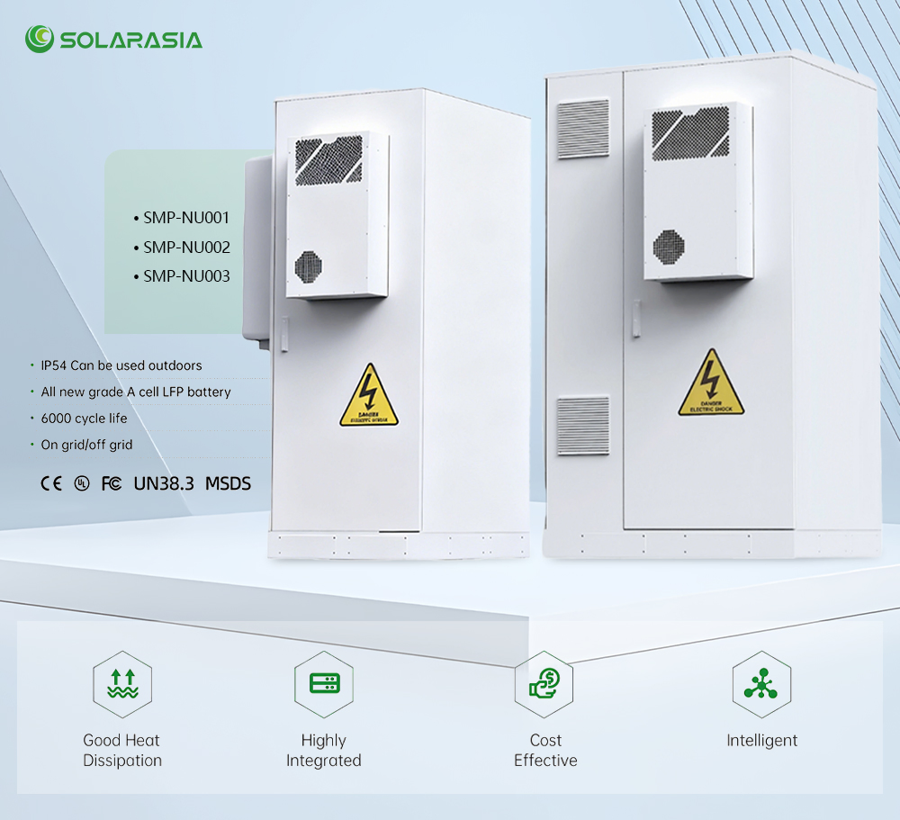 High Capacity All in One Inverter Ess Energy Storage Integrated Cabinet 51.2V 200ah 10.24kwh Battery Cabinet for Solar System