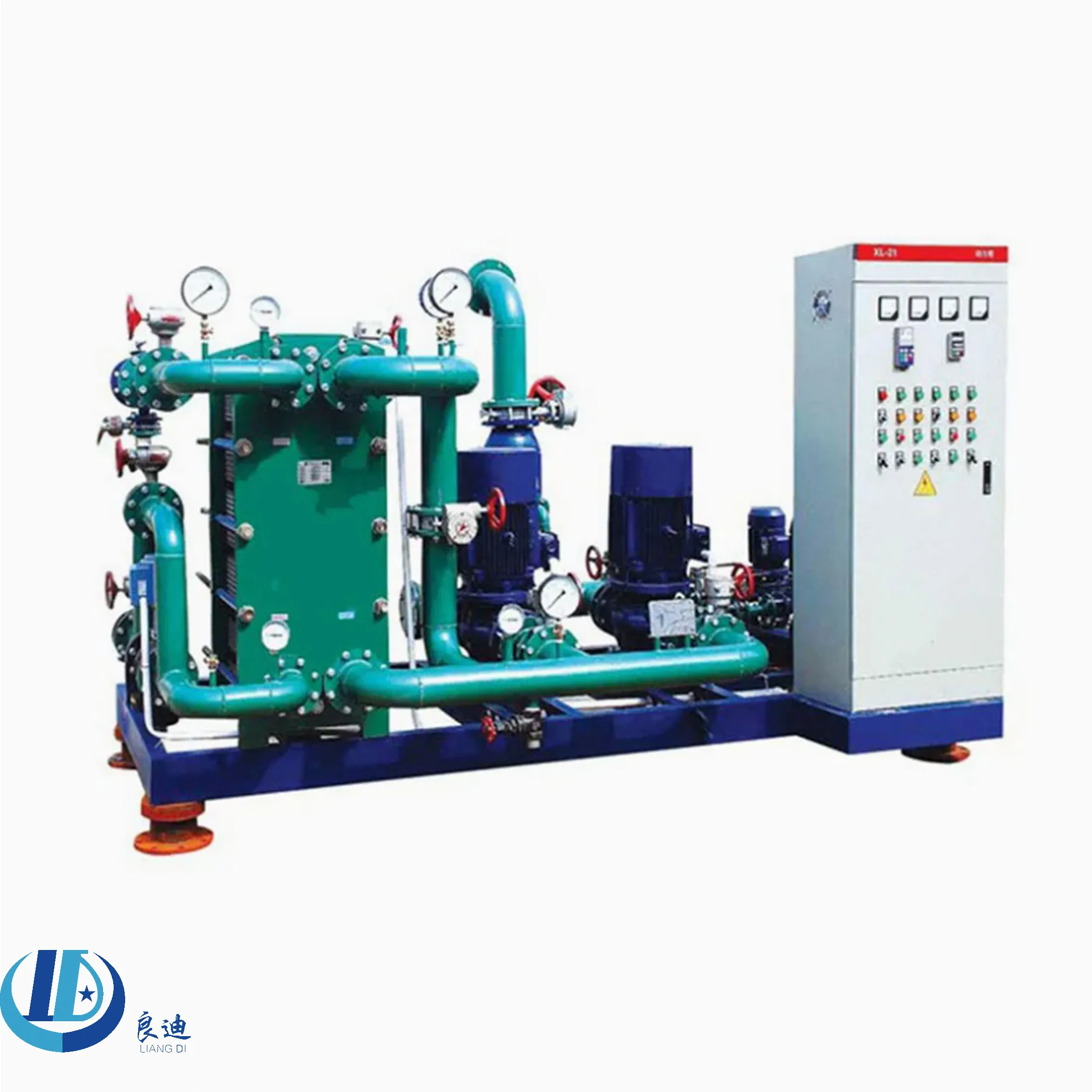 Modular Plate for Expandable Hotel Heating with Combined Components Easy Capacity Upgrade Plate Heat Exchanger Unit