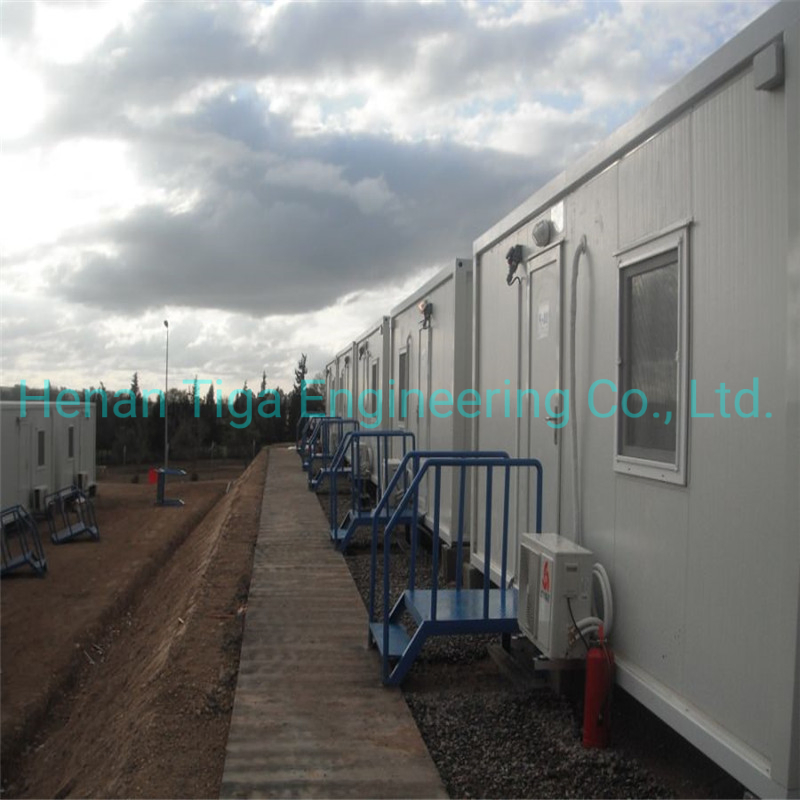 20FT Mining Oilfield Construction Site Flat Pack Accommodation Container Prefab Labor Camp
