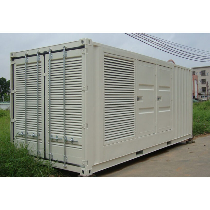 Boxwell 1250kVA 1MW Heavy Duty Diesel Generator Set Container Type Waterproof Low Noise 1000kw Genset for Factory Mining