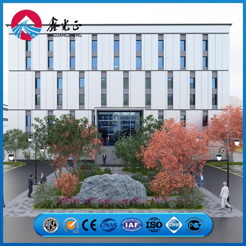 Advanced Modular Seismic Resistant Industrial Support System Metal Prefab/Prefabricated Steel Structure Multi-Story/High-Rise Office Building