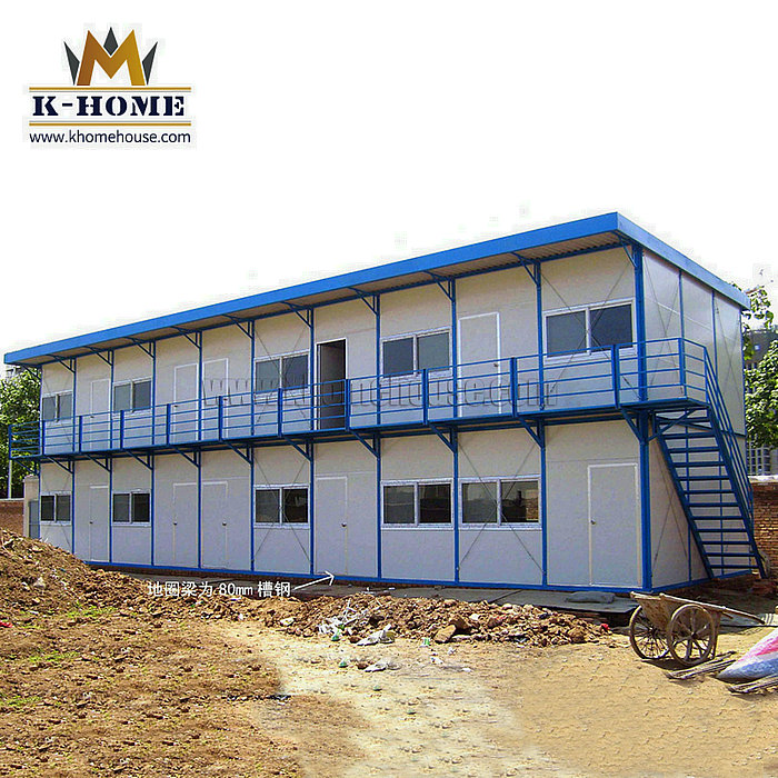 Prefabricated Steel Construction Panel Built Site Camp