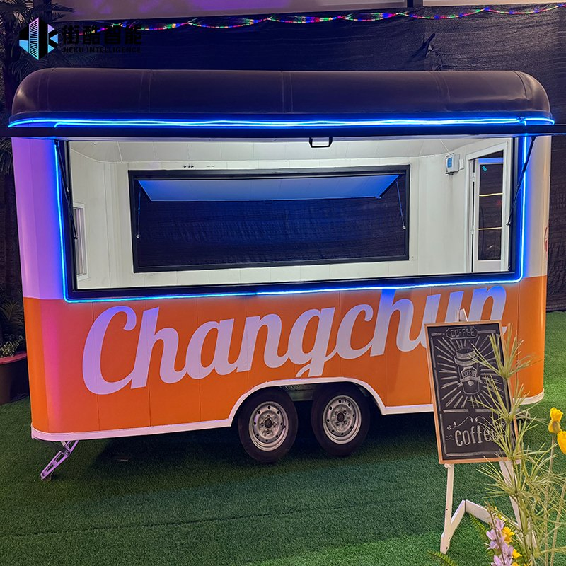 Practical Mobile Weatherproof Modular Dining Car Suitable for Outdoor Events