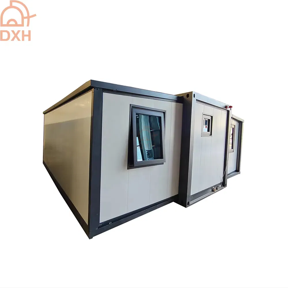 Dxh Coffee Shop Fireproof Luxury Prefabricate Living Dormitory Granny Vacation Hotel Prefabricated 10FT 20FT Camp Expandable Container House Prefab Home