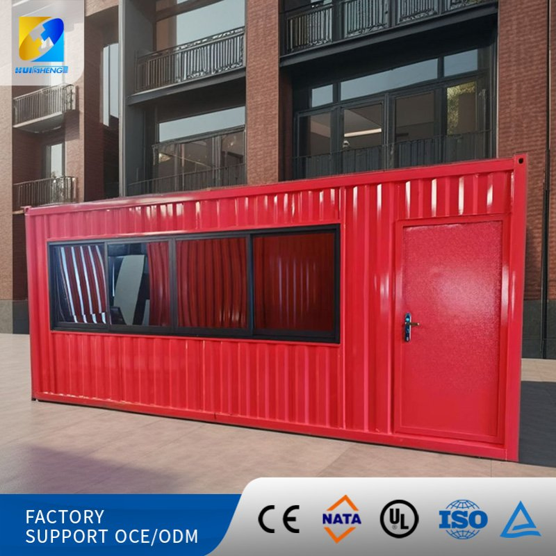 Modular Prefabricated Shipping Containers for Commercial Street Homes, Offices, and Retail Spaces