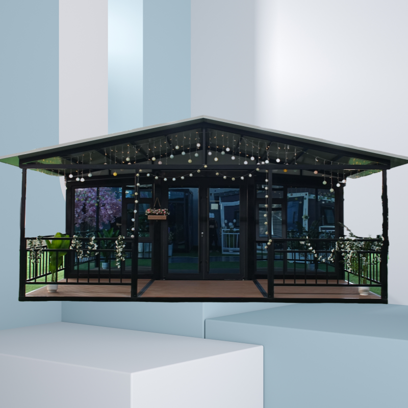 Mobile Steel House Design for Versatile Living and Working Spaces