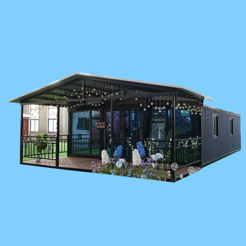 Mobile Steel House Design for Versatile Living and Working Spaces