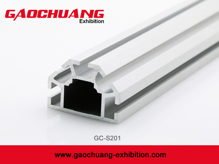 Quarter Round Upright Extrusion for Exhibition Display Showcase