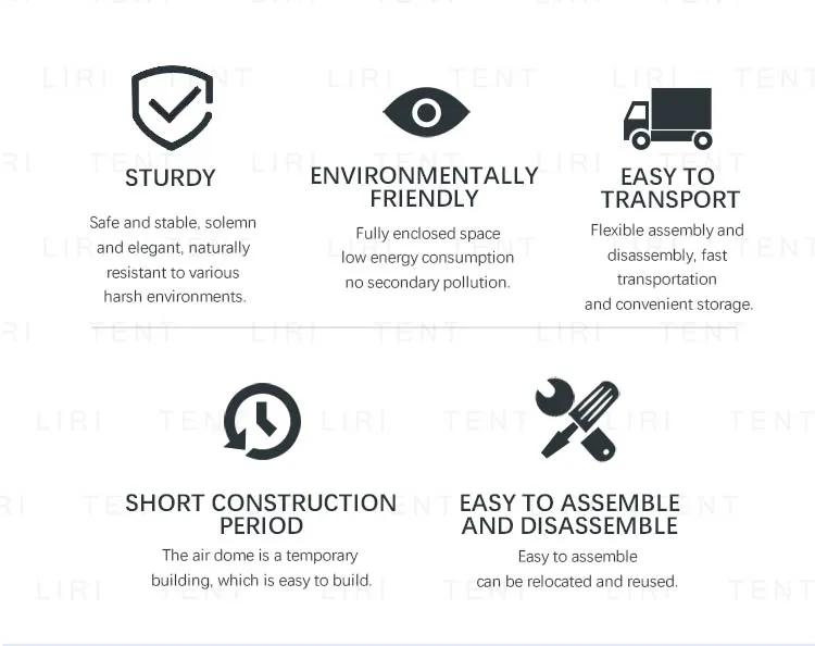 Football Hall Inflatable Dome