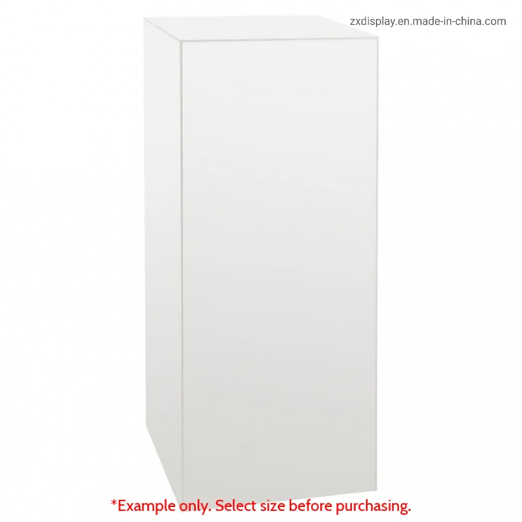 Economy Shop Acrylic Display Pedestals Colored Plexi Exhibition Plinths