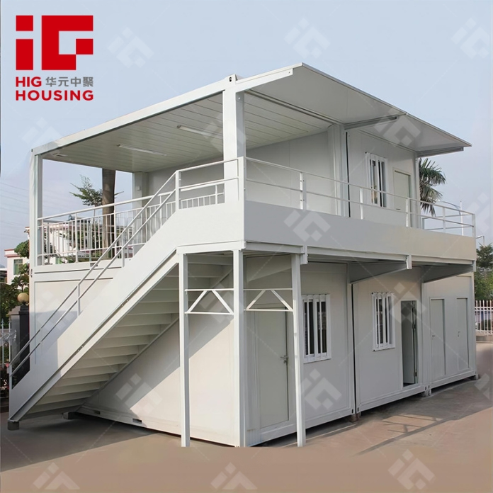 Two-Floor Modular Flat-Pack Container Office and Worker Accommodation for Mining Camp