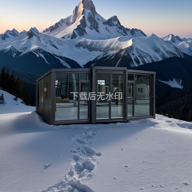 Foldable Wing Container Camp for Mobile Workforce Accommodation in Mining Areas