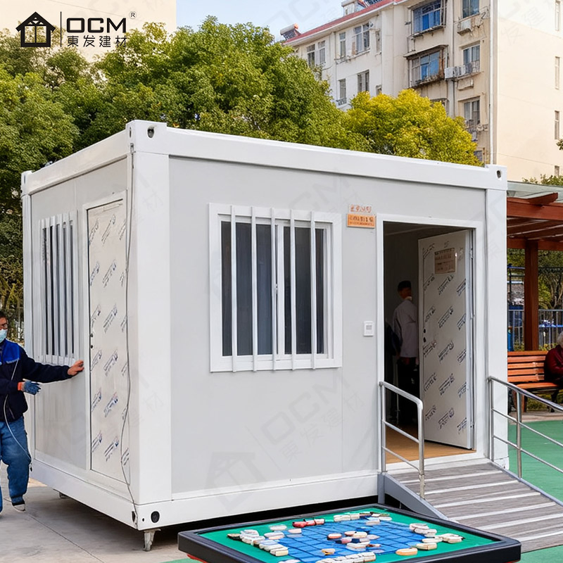 Flat Pack Container House Easy to Assemble Transport for Backyard Vacation/Guest Room