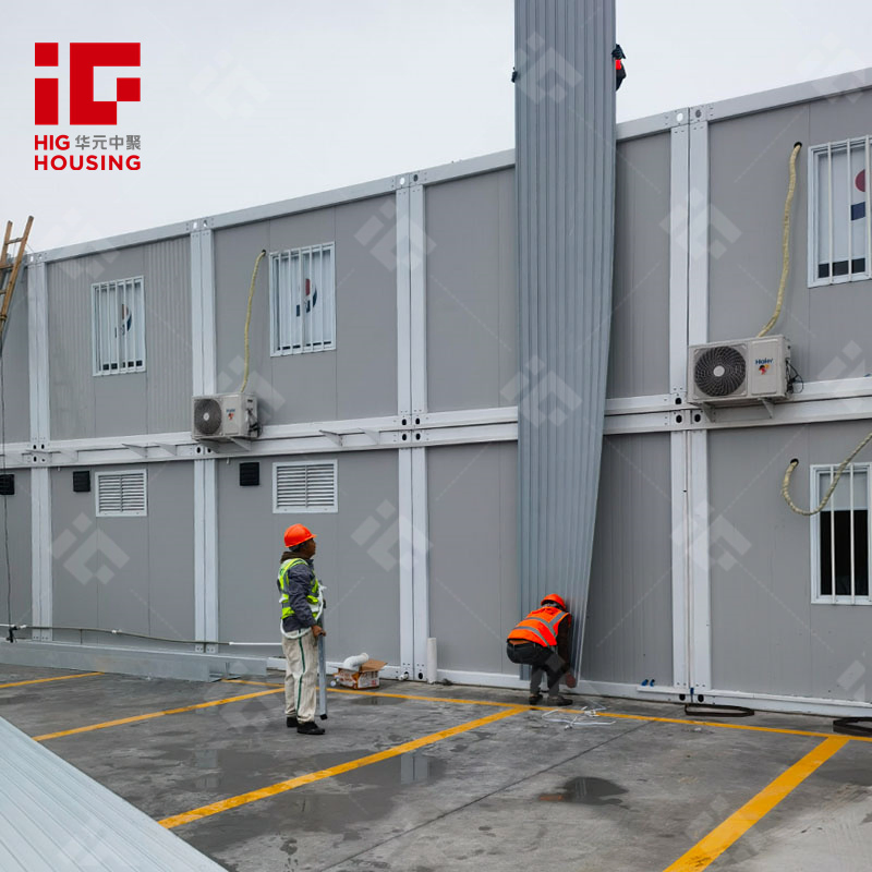 Two-Floor Modular Flat-Pack Container Office and Worker Accommodation for Mining Camp
