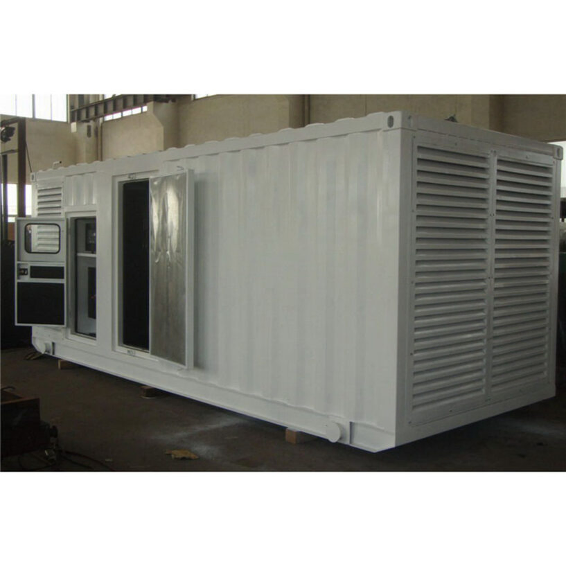 Boxwell 1250kVA 1MW Heavy Duty Diesel Generator Set Container Type Waterproof Low Noise 1000kw Genset for Factory Mining