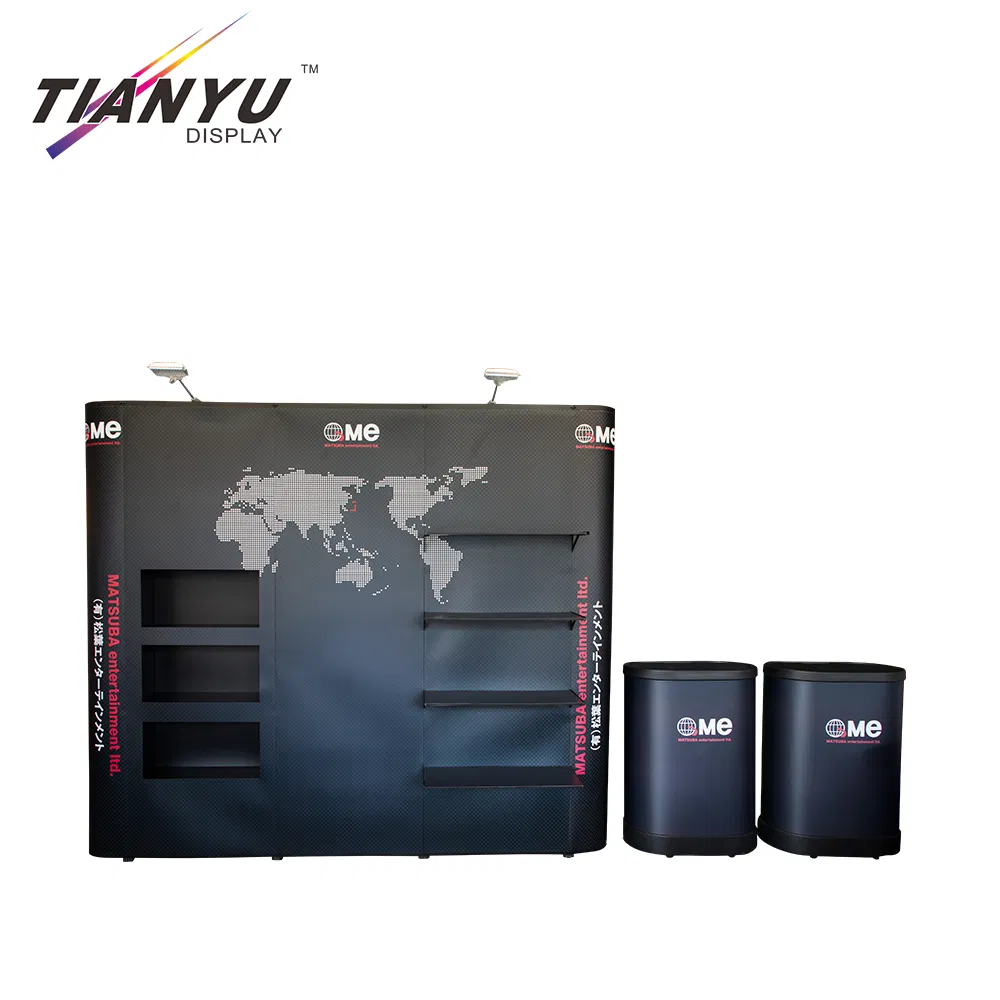 Compact 10X10 Portable Exhibition Setup with Versatile Display