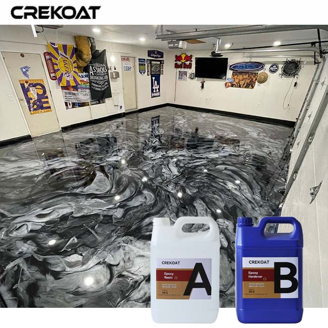 Water Based Urethanes Metallic Epoxy Floor System for Countertop