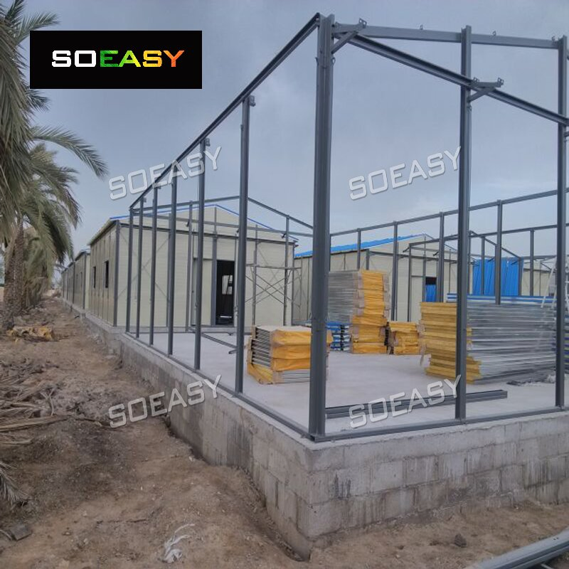 Temporary Site Dormitory Prefabricated Building Prefab Site Office Modular Construction Mining Accommodation Camp