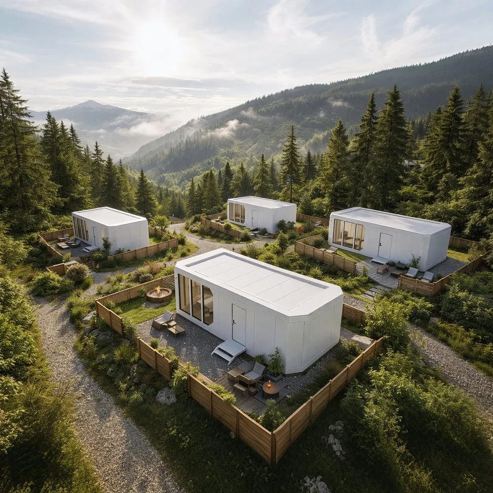 Modular Prefab Capsule Building System for Hotel and Resort Infrastructure Projects Needing Efficient Installation