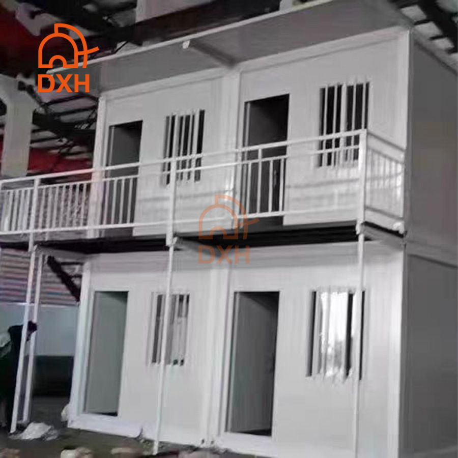 Double-Layer Fast Install Coffee Shop Mining Camp Temporary Office Dormitory Prefabricated Container