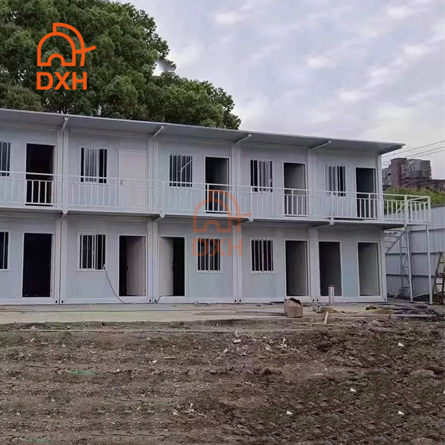 Double-Layer Fast Install Coffee Shop Mining Camp Temporary Office Dormitory Prefabricated Container