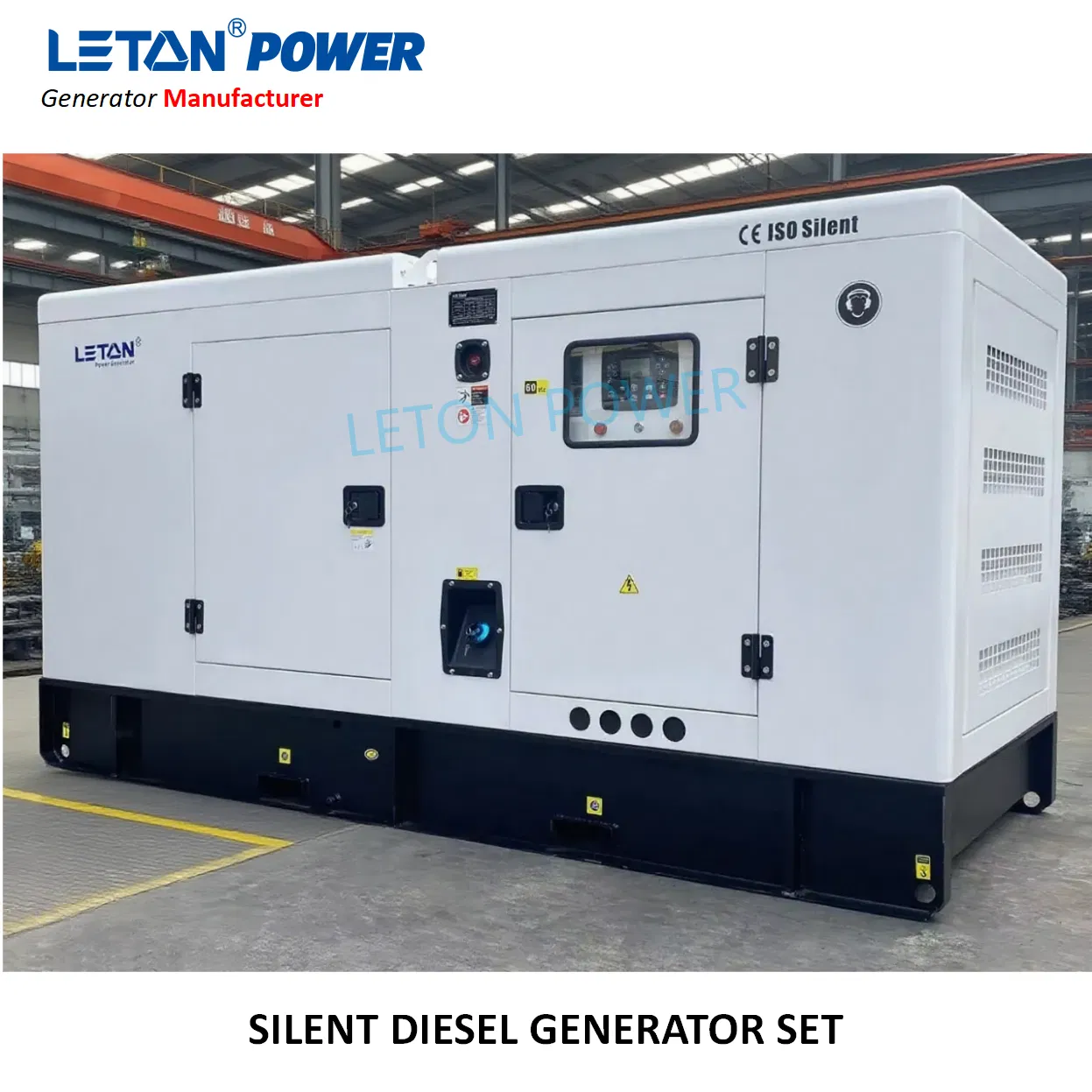 Weichai 30kVA 50kVA Diesel Generator Set with Phase and Frequency Options