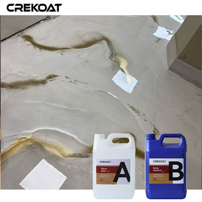 Water Based Urethanes Metallic Epoxy Floor System for Countertop