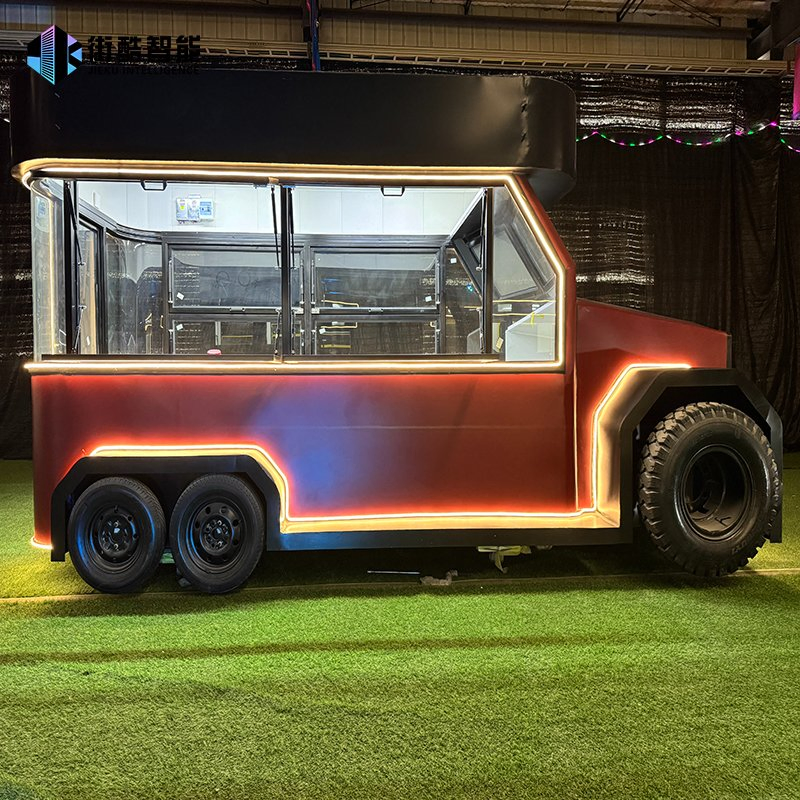 Practical Mobile Weatherproof Modular Dining Car Suitable for Outdoor Events