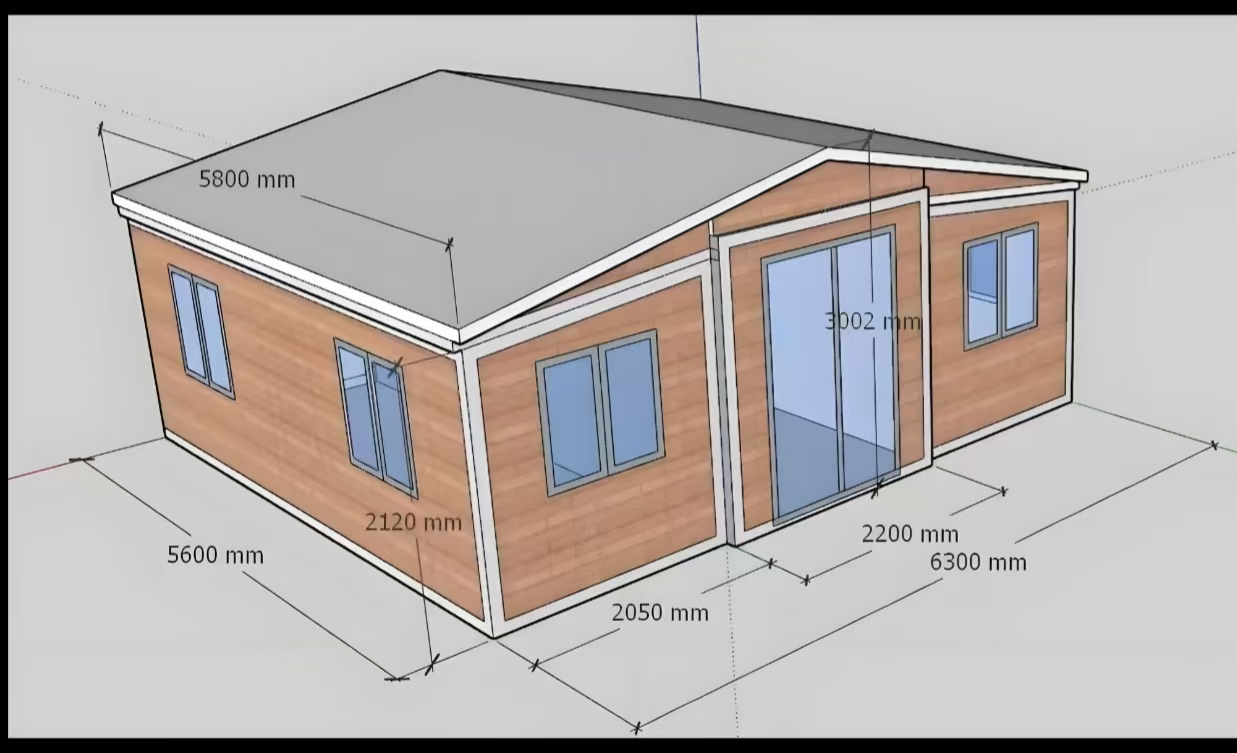Foldable Wing Container Camp for Mobile Workforce Accommodation in Mining Areas