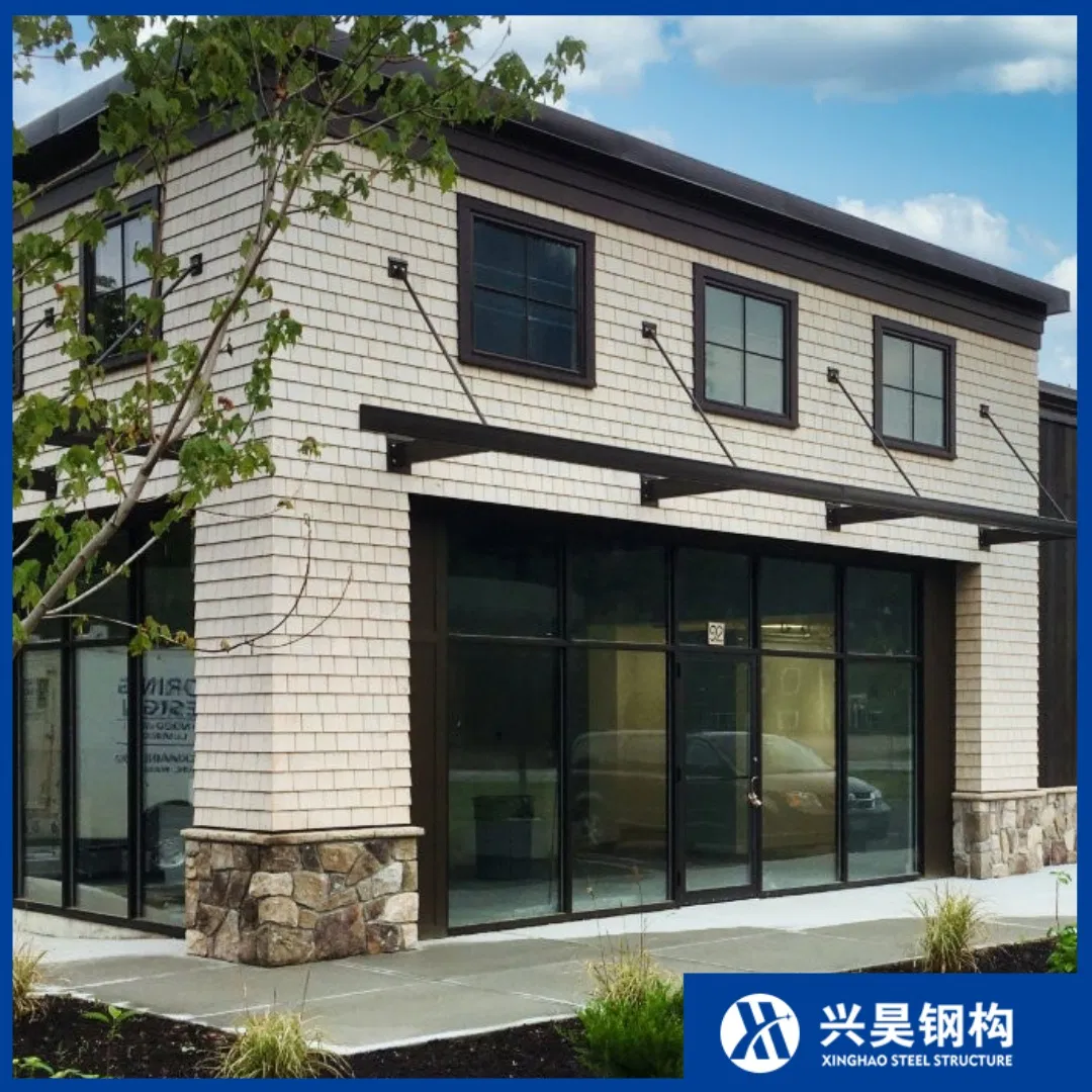 Lightweight Fireproof Design Steel Structure Prefab/Prefabricated Shop for Pop-up Retail Booth