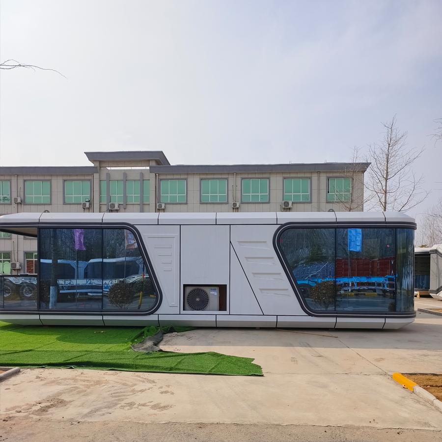 Modern Luxury Prefabricated Tiny Space Capsule Design Furniture Portable Living Solution