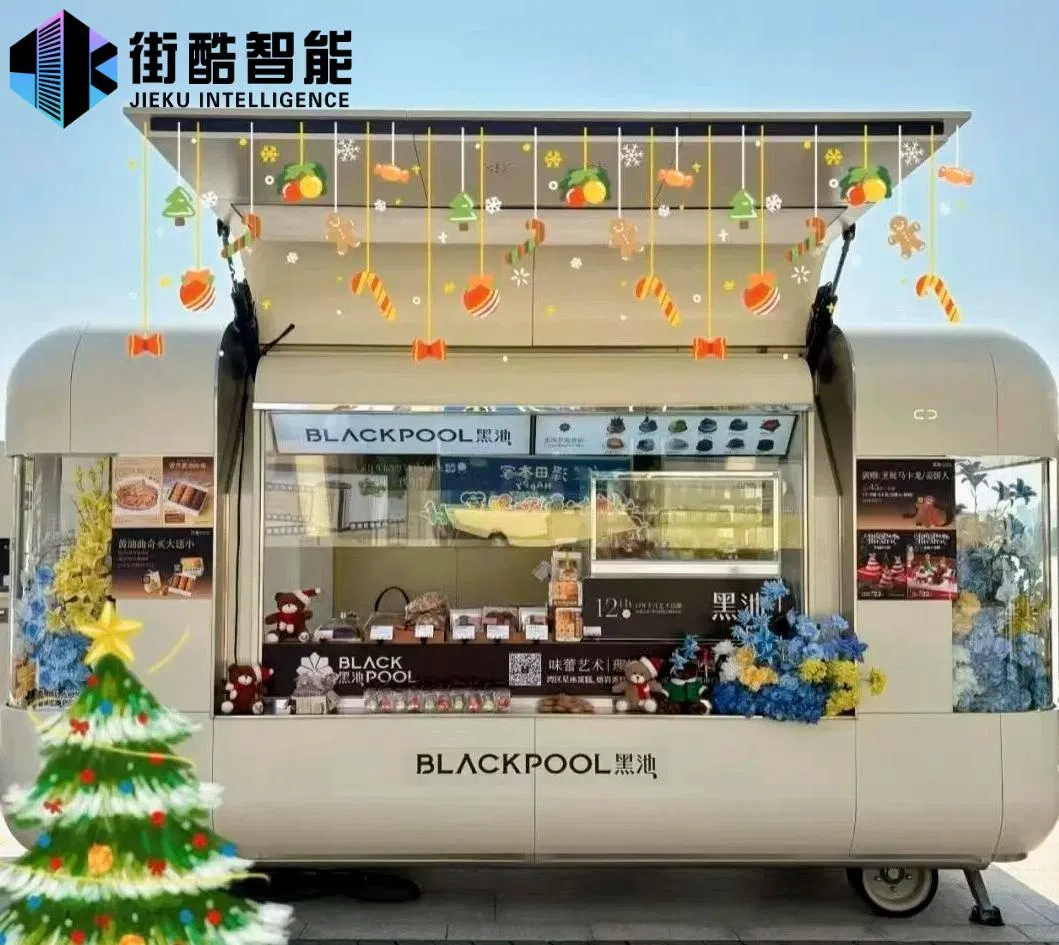 Customized Commercial Street Mobile Coffee Hot Dog Fast Food Carts Trailers Manufacturer