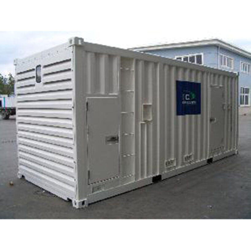 Boxwell 1250kVA 1MW Heavy Duty Diesel Generator Set Container Type Waterproof Low Noise 1000kw Genset for Factory Mining