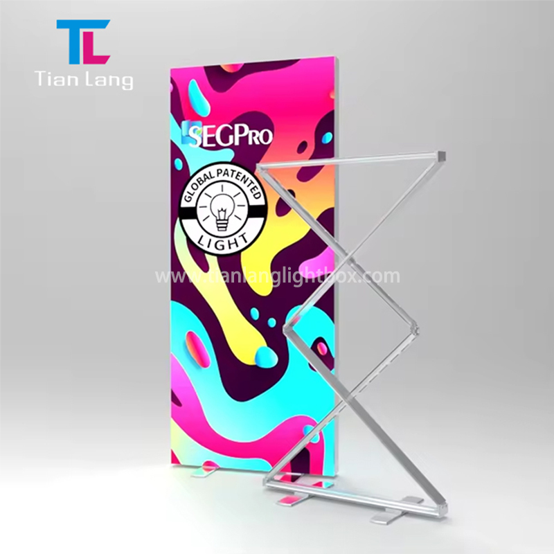 New Products Low Cost Tianlang Seamless Graphic Portable Exhibition Stand