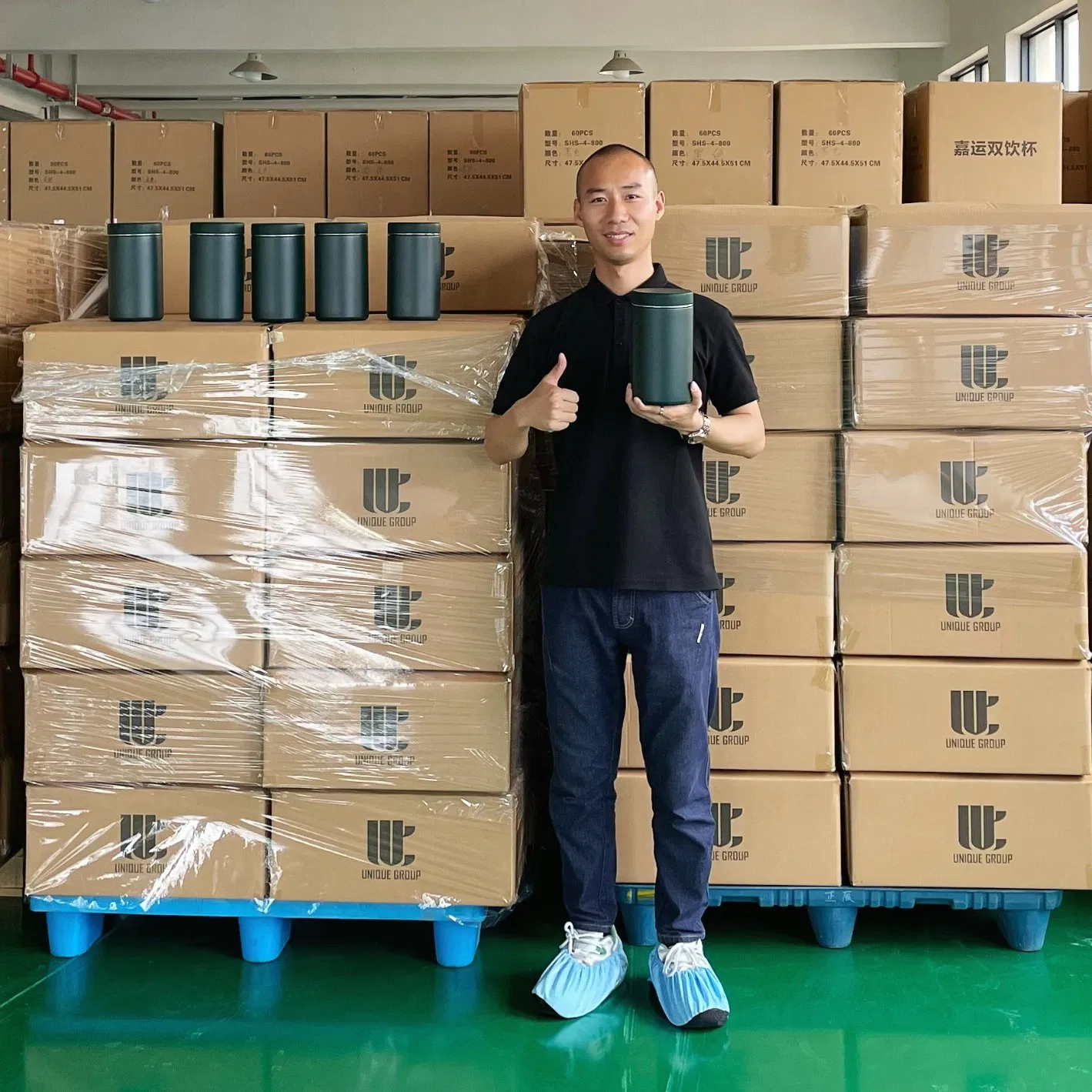 Stainless Steel Powder Container Food Storage Container for Supplement Protein Collagen Coffee Matcha Pet Airtight Canister