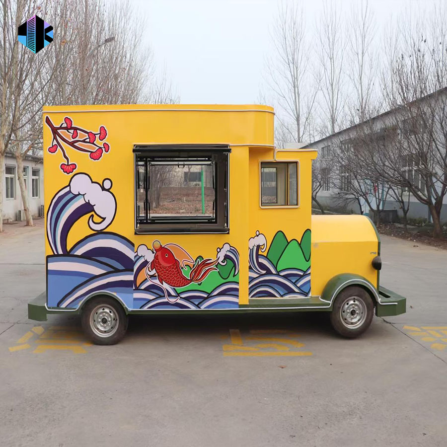 Personalized Weather Resistant Lightweight Dining Car for Ice Cream