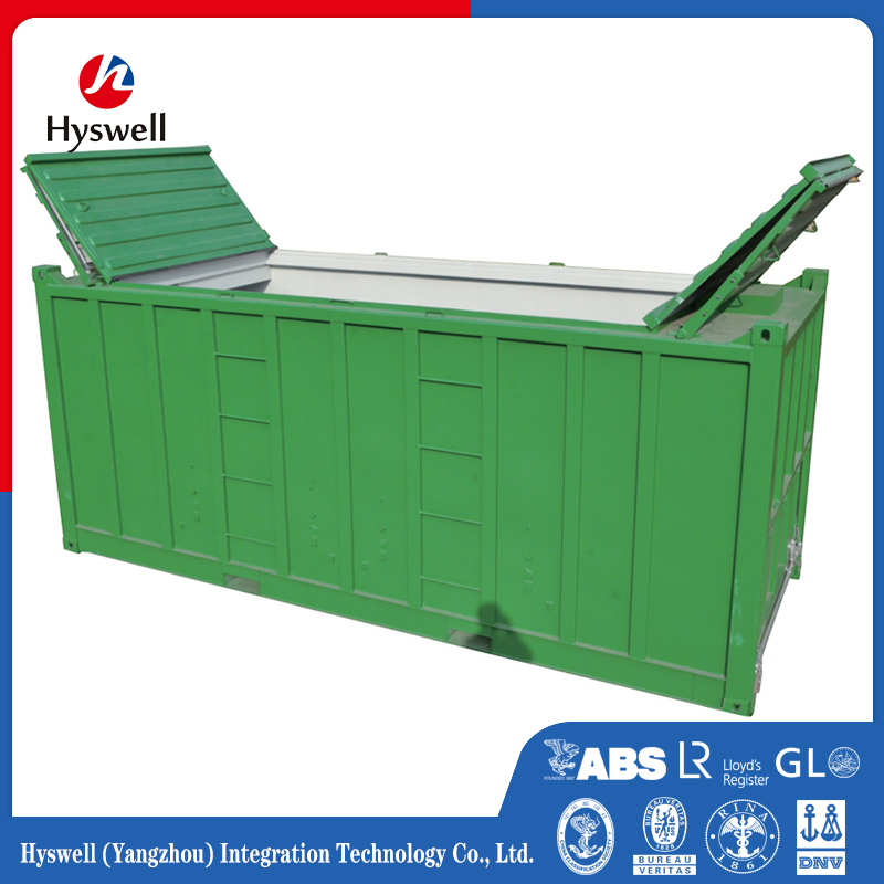 Hyswell 20FT 40FT New Standard Open Top Mining Industrial Coal Shipping Container Cost