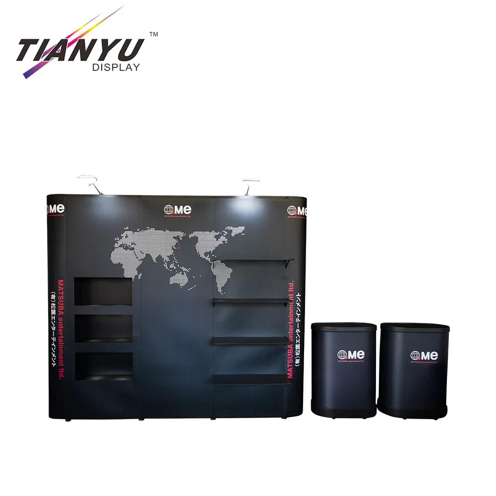 Compact 10X10 Portable Exhibition Setup with Versatile Display