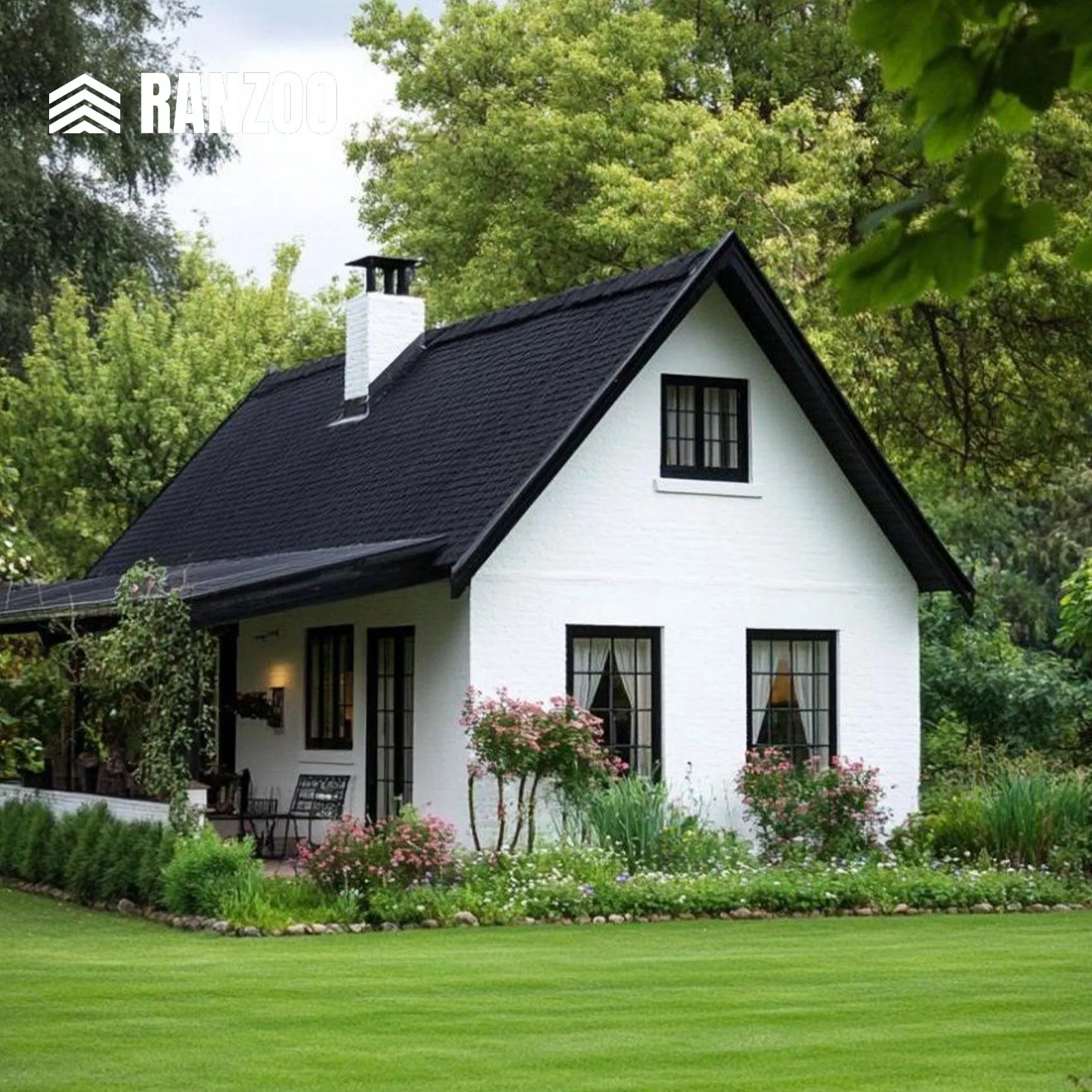 RANZOO Australian Standard Prefab House with Quick Installation and Low Shipping Cost for Backyard Guest Room