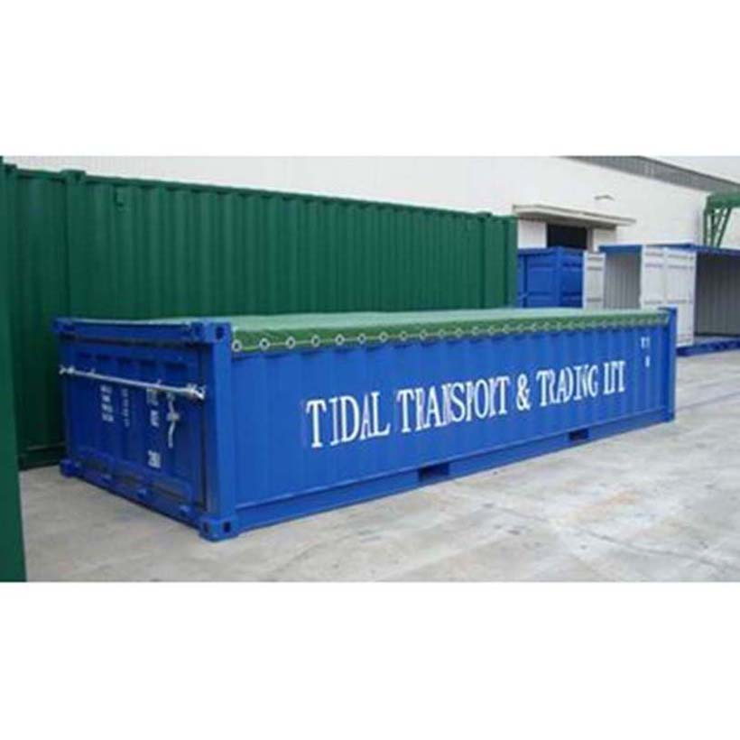 Half Height Container Steel Lid Cover 6mm Steel Floor 20 Feet Open Top Shipping Container for Mining
